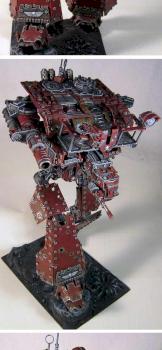 Adpetus Mechanicus Knight Lancer Mini-Titan Kit-bash by xeniusascendant