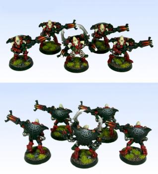 Eldar Warp Spiders by Brokenblade