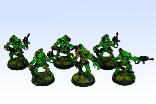Eldar Striking Scorpions by Brokenblade