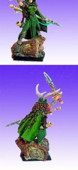 Wood Elf Lord with 2 Hand Weapons by phael_minis