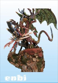 SISTERS OF TWILIGHT ON FOREST DRAGON by Black Gobbo