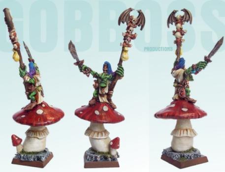 Goblin Shaman on Big Mushroom by Purc