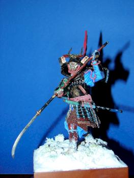 samurai with naginata  90mm by Sophianos