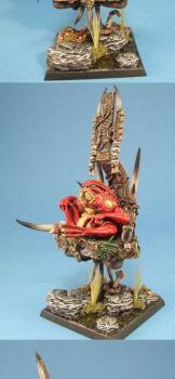 Forgeworld slann mage on Palanaquin. by demonherald