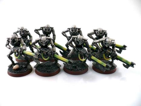 Necron Warriors by Czuprynsky