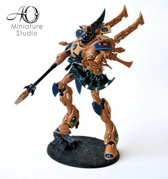 Eldar Wraith Knight by AOMiniature_Studios