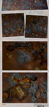 RUSTY MODULAR 72x48 GAMEBOARD scenery terrain by studiolevel