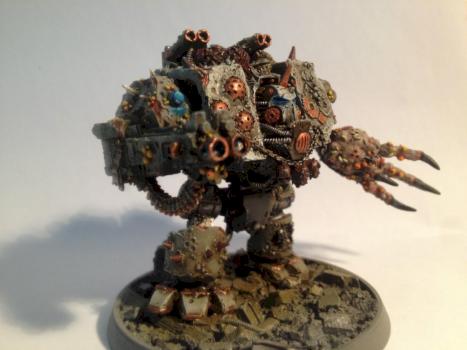 Forgeworld Deathguard dreadnaught WIP by Battle_lab