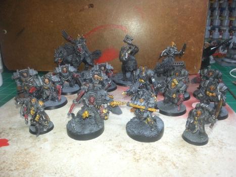 Space Wolf 13th Company WIP Force by Kult69