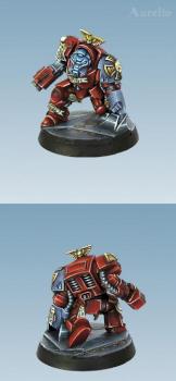 Space Hulk Terminator Brother Scipio by aurelio