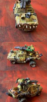 war buggy fighter truck Orc ork vechicle unique painted by turbo
