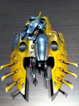 Iyanden Eldar Wave Serpent by Kelesis