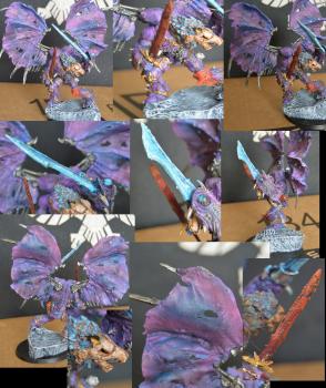 warhammer 40k chaos space marine daemon prince by bobflow