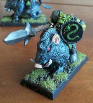 Orc Boar Boyz by Troll Panzuto