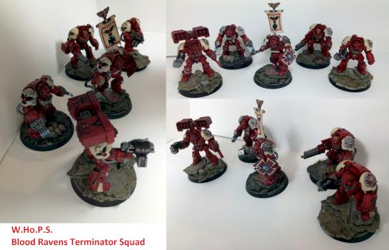Blood Raven Terminator Squad by W.Ho.P.S.
