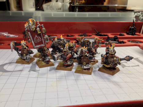 Dwarf Miners by AZTorigirl