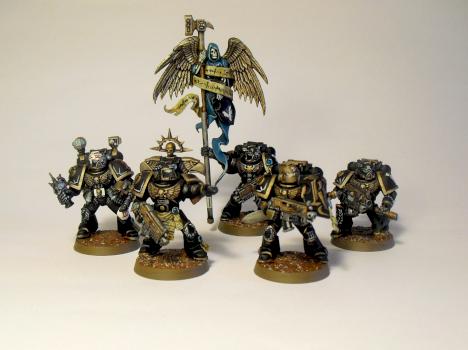 Spaces Marines Army - Command Squad by Ismaël A