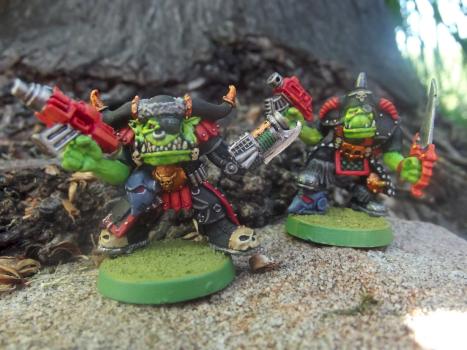 Goff Ork Bosses by Count Von Bruno