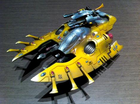 Iyanden Eldar Wave Serpent by Kelesis