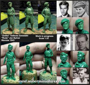 Polish Boy Scout resistance leaders. by Scibor
