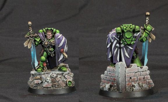 Captain Astelan of the Dark Angels by HellfireQC