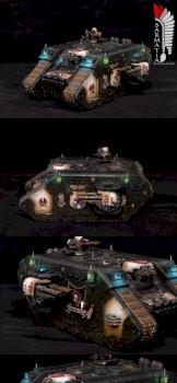 Black Templars Land Raider by Sarmatia Painting Studio