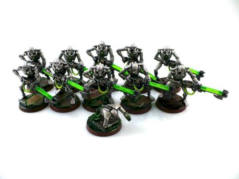 Necron Warriors by Czuprynsky