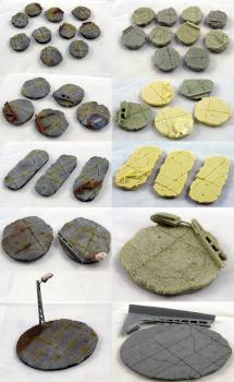 Old Road Bases by saw art