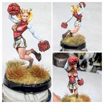 Chaos Cheerleader for Blood Bowl by RockyBoy