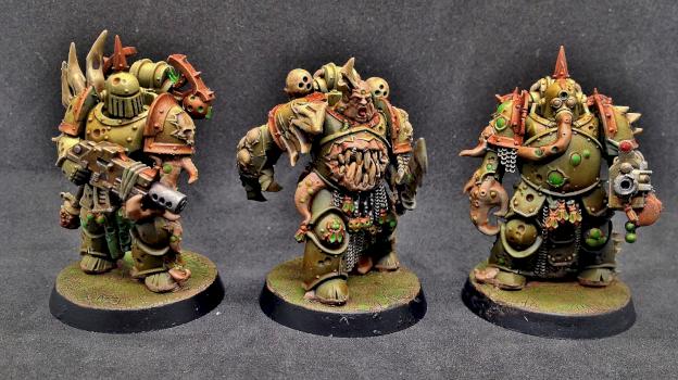 Death Guard - 50 Shades of Green by Warhamming