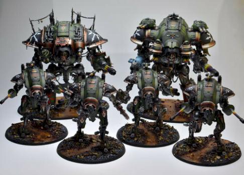 Chaos Knights Army by JakobMiniatures