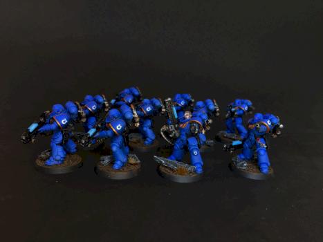 Primaris Hellblasters by Gachi_paints
