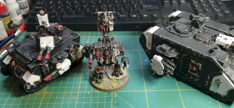 Black Templar Tanks by Priest_Caitlin