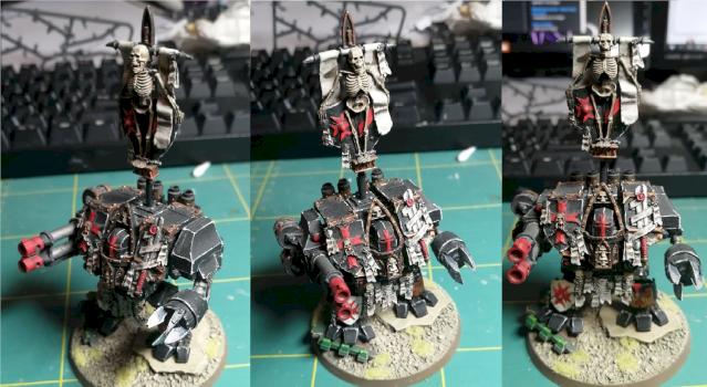 Black Templar Dreadnaught by Priest_Caitlin