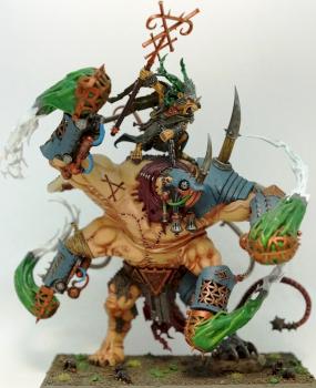 Thanquol and Boneripper by eldrozdo