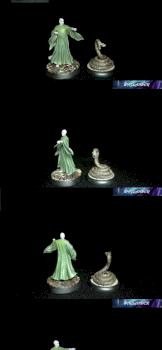 Voldemort & Nagini, Harry Potter by WaylanderPaint