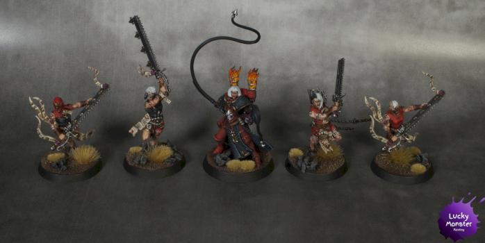 Sisters of Battle Repentia Squad, Order of Bloody Rose by Lucky Monster Painting