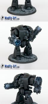 Leviathan Dreadnought with Grav Flux Bombards by MadFlyArtStudio