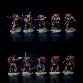 Blood Angels Assault Squad by goblet