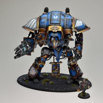 Imperial Knight Ultra Marines Canis Rex by propainted