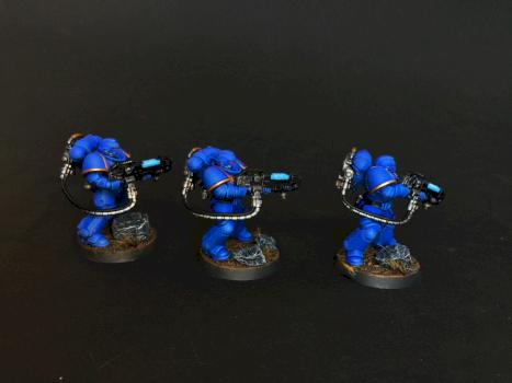 Primaris Hellblasters by Gachi_paints