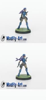 Fusilier Indigo Bipandra by MadFlyArtStudio