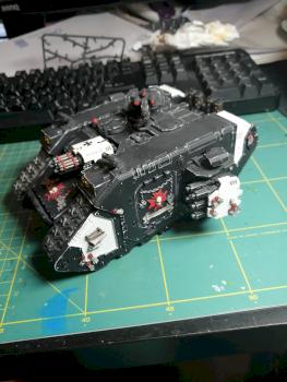 Black Templar Landraider Crusader by Priest_Caitlin