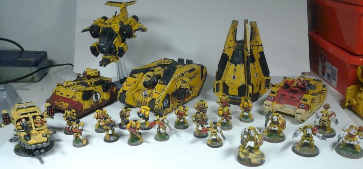 2100 pts Imperial Fists Space Marine Army by MarCow