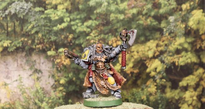 Space Wolves Wolf Priest by austinio