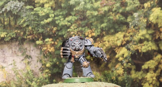 Space Wolves Wolf Guard Terminator With Lightening Claws by austinio