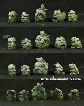 Stone Heads Basing Kit by Scibor