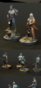 Zombicide - 4 Zombies, 2 Heroes by jarhead