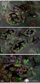JUNGLE SWAMPS SET scenery terrain by studiolevel