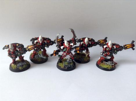 Eldar Warp Spiders by Krymus